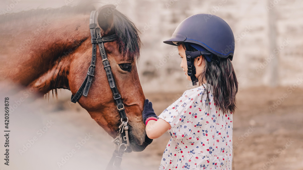 Bambino e cavallo