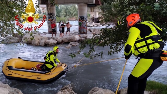 vigili del fuoco Verona: salvataggio