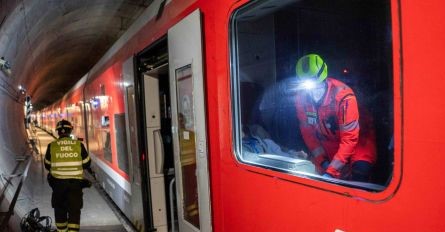 Simulazione incidente ferroviario