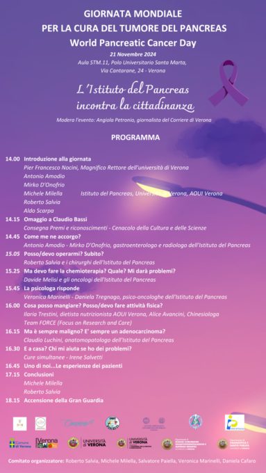 Locandina tumore al pancreas
