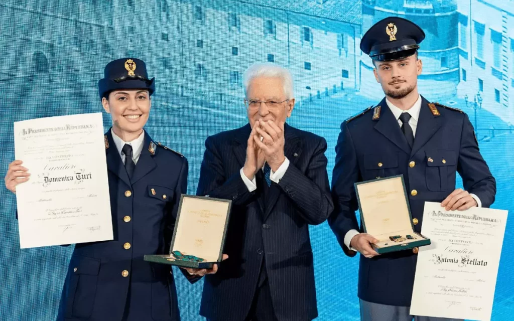 Turi, Mattarella e Stellato