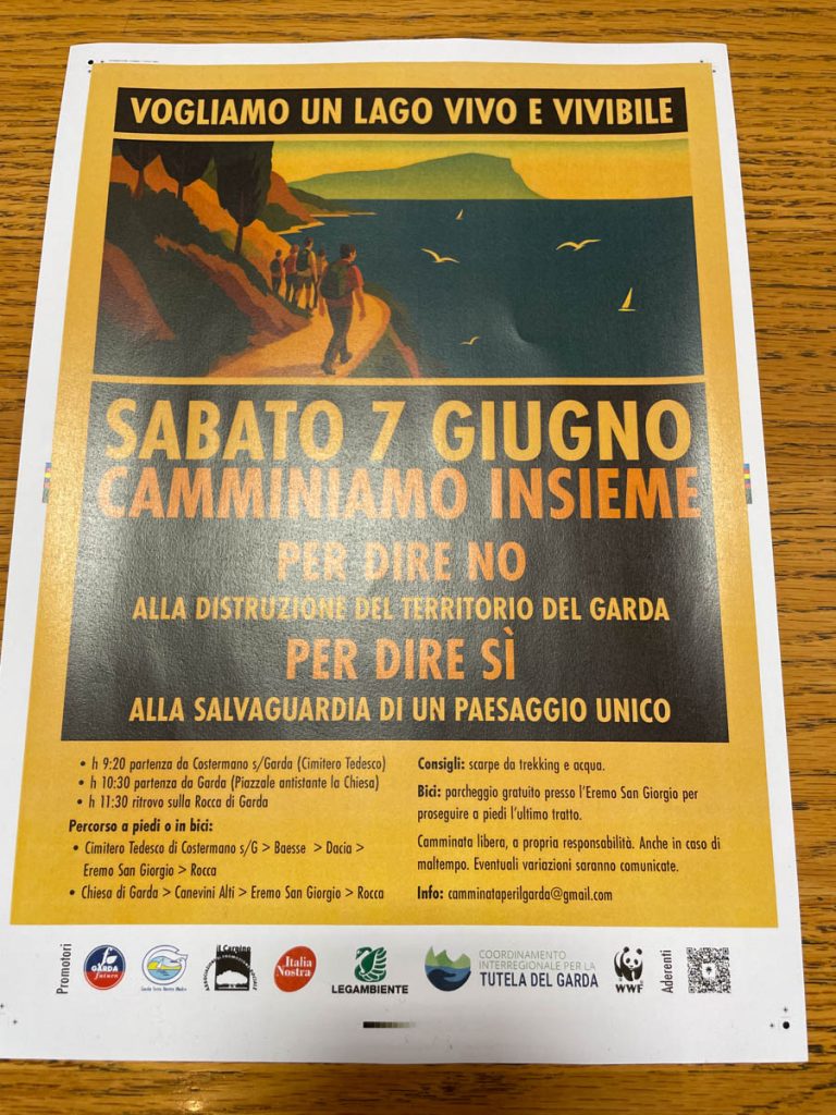 Marcia per il lago di Garda