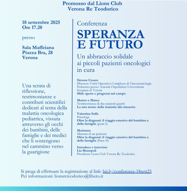 locandina Speranza e Futuro