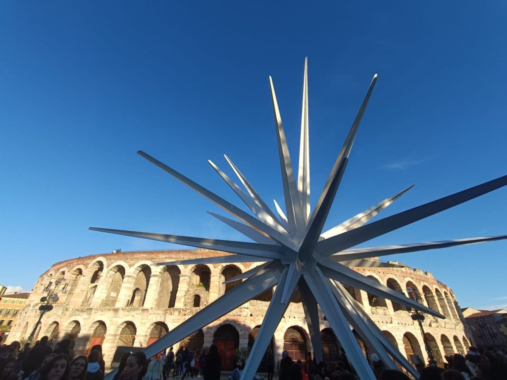 stella di Natale Arena Piazza Bra