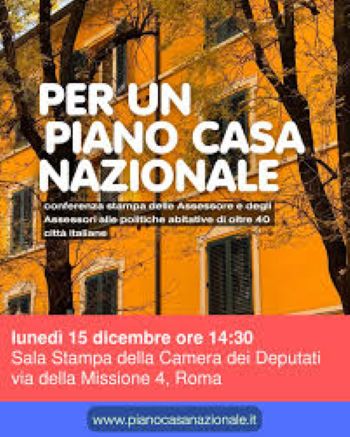 Piano casa nazionale 2025