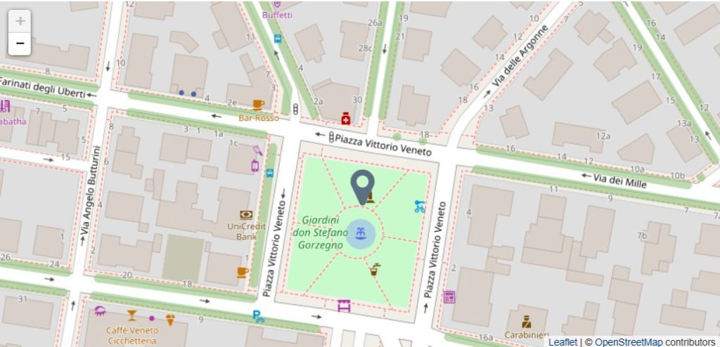 piazza Vittorio Veneto a Verona