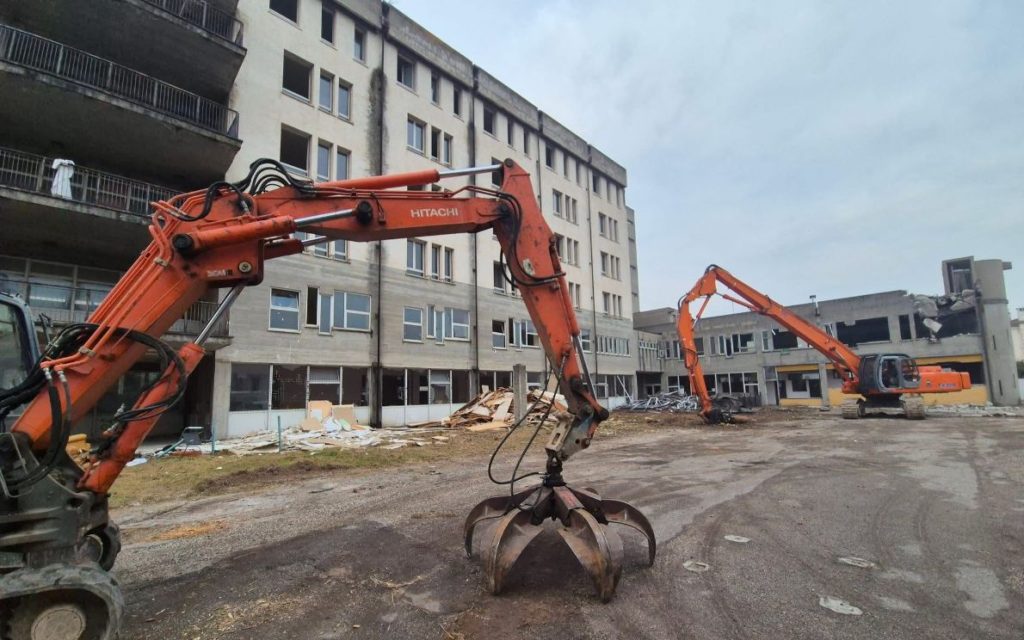 Ex istituto Provolo Verona; cantiere