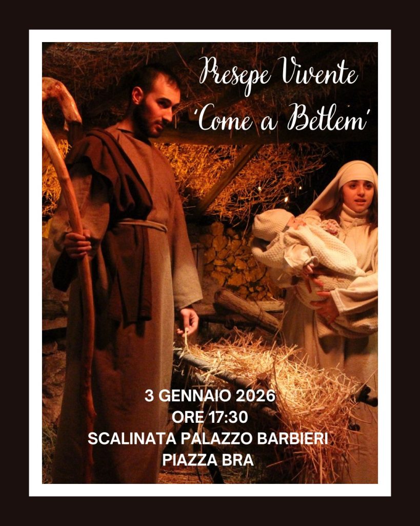 locandina presepe vivente Verona