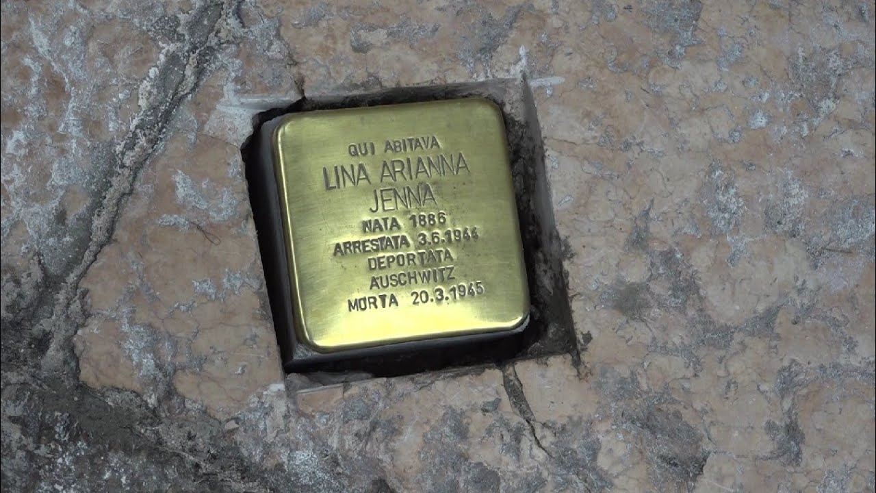 Pietra d'inciampo per Lina Arianna Jenna