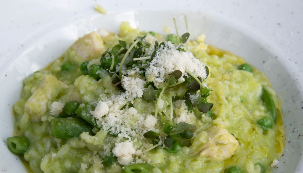 risotto con i piselli