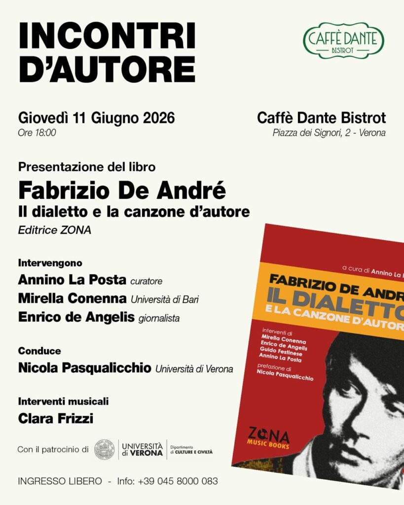 De André al Caffè Dante quando il dialetto diventa poesia