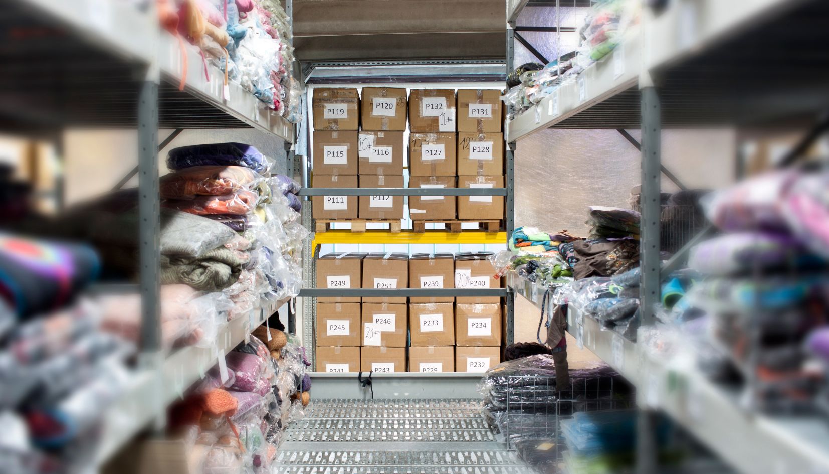 magazzino di abbigliamento