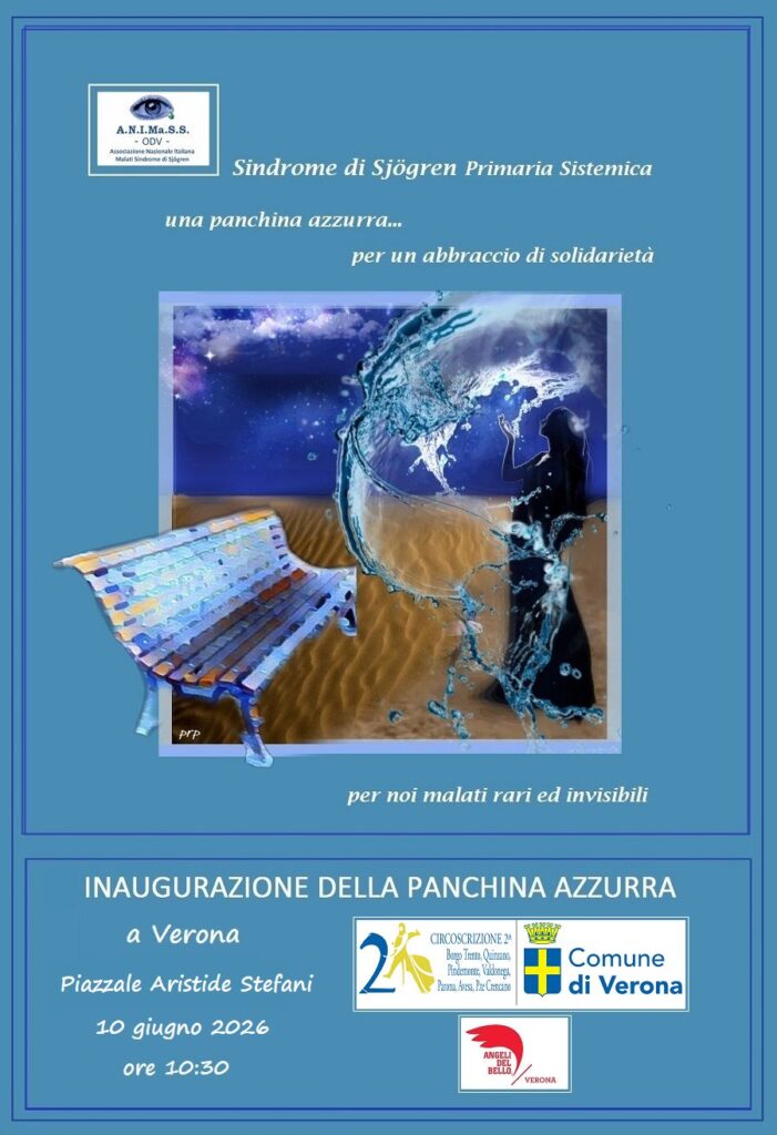 Panchina azzurra inaugurazione