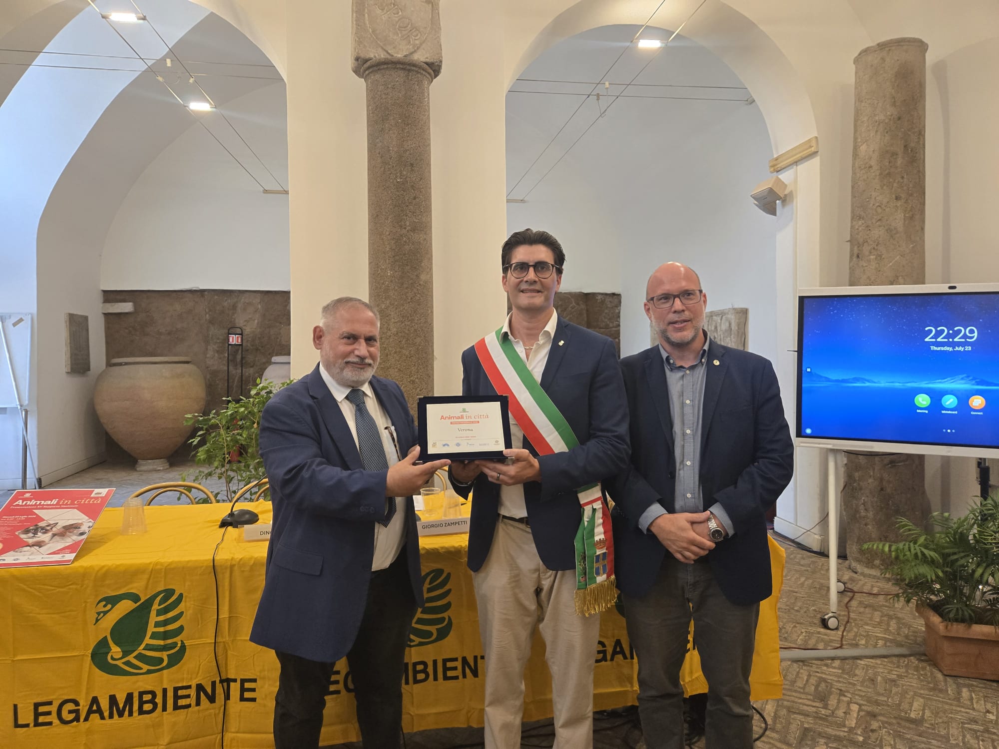 premio di Legambiente a Verona