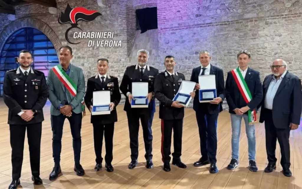 Carabinieri premiati a Lazise