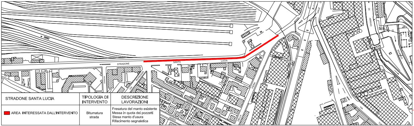 mappa cantiere Stradone Santa Lucia